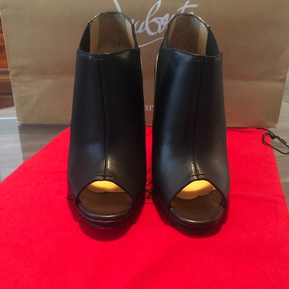 Authentic Christian Louboutin Bootstagram Ankle Boots, Black - Picture 4 of 8